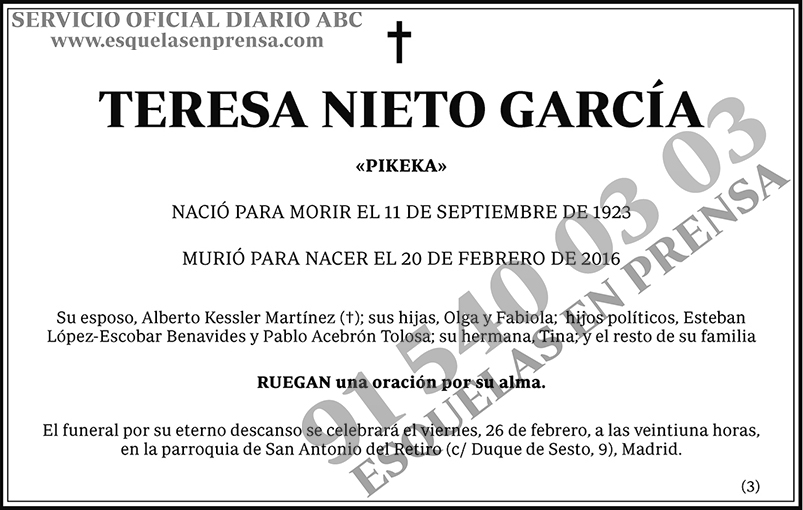 Teresa Nieto García